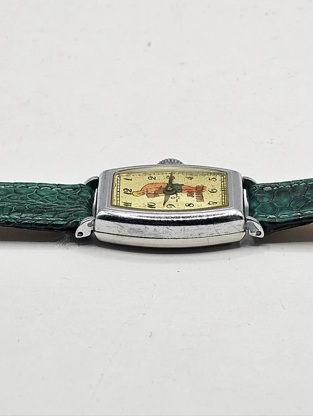 1947 New Haven Joe Palooka Maually Wound Wristwatch Running
